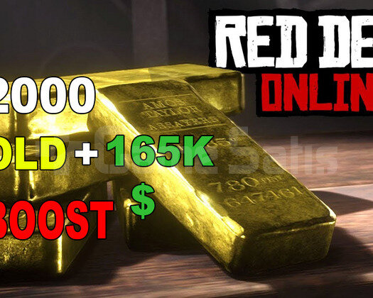 2000 GOLD + 165K DOLAR RDR 2 ONLİNE BOOST
