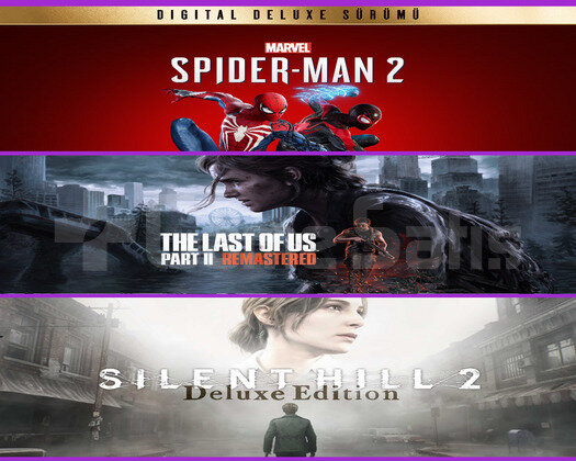 Spiderman 2 + The Last of Us Part II + Silent