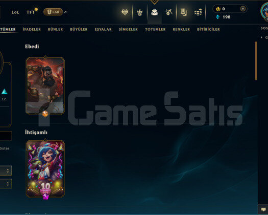 EUW 37 SKİN UNRANKED HESAP - LOL