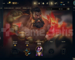 EUW 37 SKİN UNRANKED HESAP - LOL