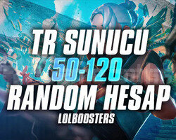 KESİN TR SUNUCU 50-120 SKİN GARANTİLİ RANDOM