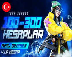 TR I 100-300 SKİN MAİL DEĞİŞEN PREMİUM HESAPLAR