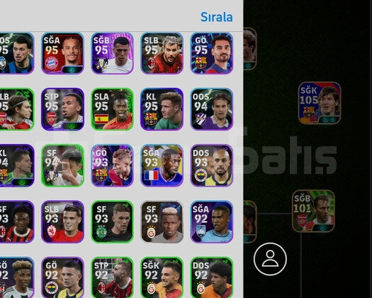 KG3196 105 RUMMENİGE 107 NEYMAR MAİNLİK