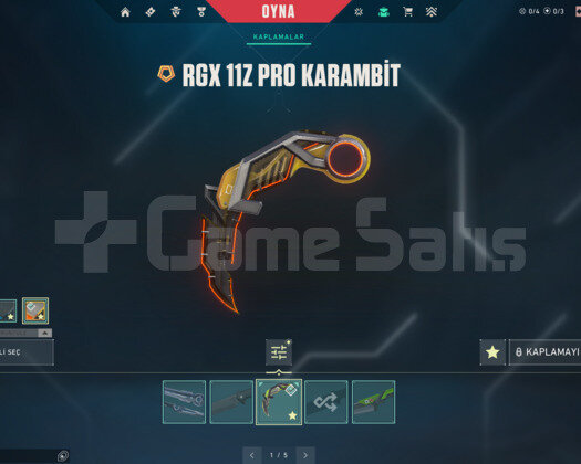 RGX PRO KARAMBİT/KAOS BAŞLANGIÇ/SERİ TETİK HESAP
