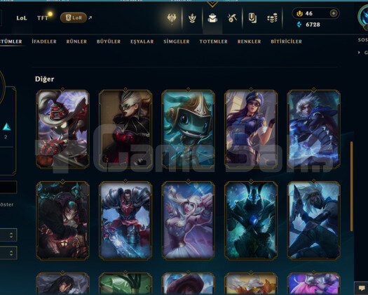 TR 23 SKİN UNRANKED HESAP - LOL