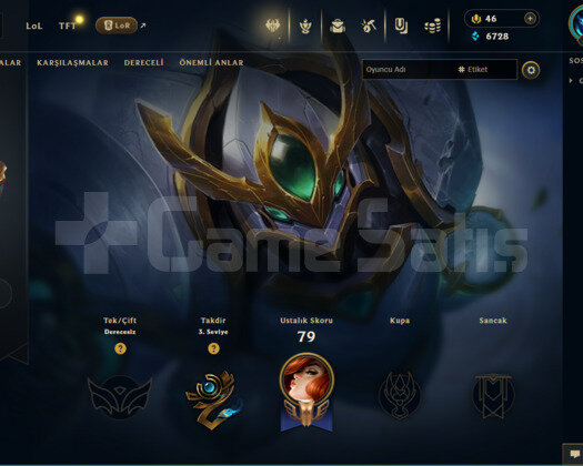 TR 23 SKİN UNRANKED HESAP - LOL