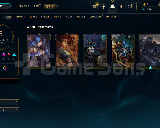 TR Unranked | 5 Kostüm - 33 Hero | LoL Hesap
