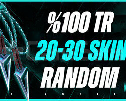 VALORANT 100 TR 20-30 SKİN RANDOM HESAP