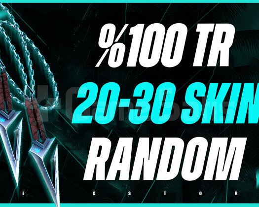 VALORANT 100 TR 20-30 SKİN RANDOM HESAP