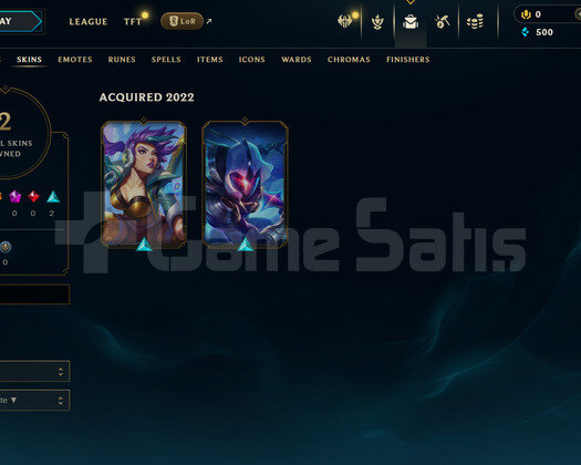 EUW Unranked | 2 Kostüm - 20 Hero | LoL Hesap