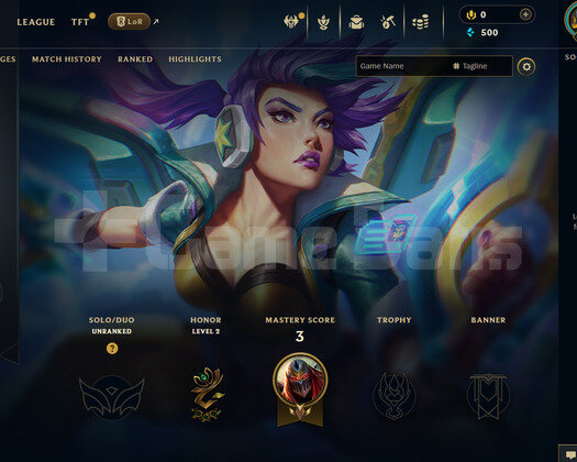 EUW Unranked | 2 Kostüm - 20 Hero | LoL Hesap