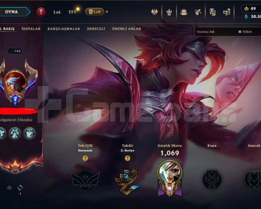 746 LEVEL / 692 SKIN /18 İHTİŞAMLI /+MAIL/+TELEFON