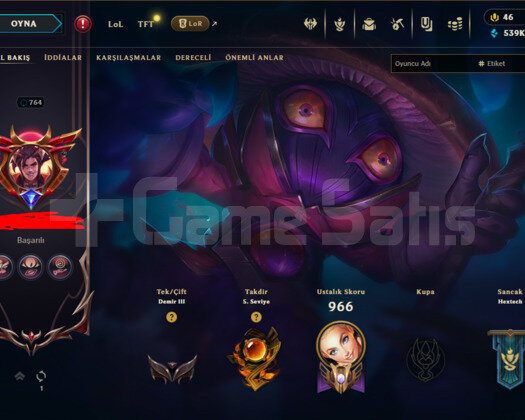 764 LEVEL / 322 SKIN /6 İHTİŞAMLI /FULL HERO/+MAIL