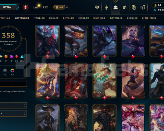 412 LEVEL / 358 SKIN / FULL HERO / +MAIL