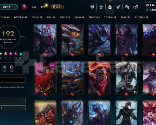 235 LEVEL / 192 SKIN / FULL HERO / +MAIL