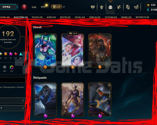 235 LEVEL / 192 SKIN / FULL HERO / +MAIL