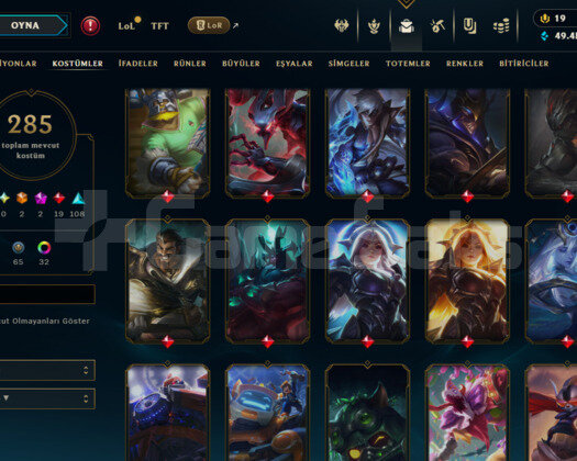 374 LEVEL / 285 SKIN / FULL HERO / +MAIL /+TELEFON