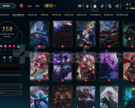 448 LEVEL / 358 SKIN / FULL HERO/7 İHTİŞAMLI/+MAIL