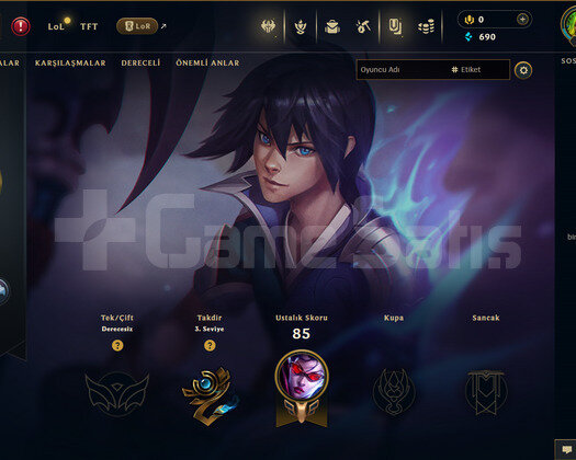 TR Unranked | 1 Kostüm - 49 Hero | LoL