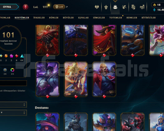 TR / 401 LEVEL / 101 SKIN / FULL HERO /3 İHTİŞAMLI