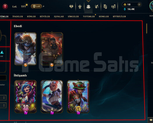 TR / 401 LEVEL / 101 SKIN / FULL HERO /3 İHTİŞAMLI