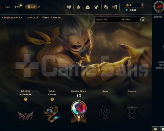 TR DEMİR 4 / 0LP S11 HESABI