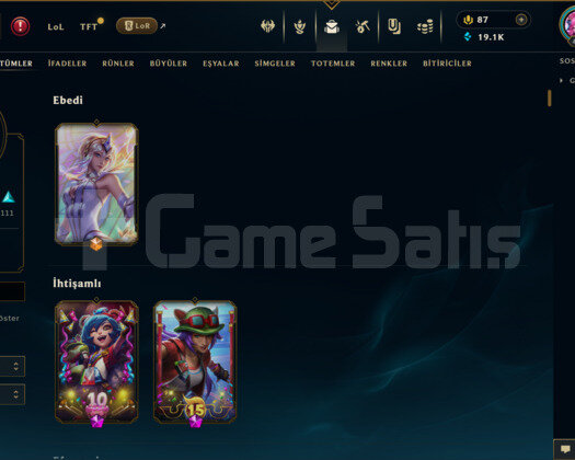 TR | 288 KOSTÜM VE 491 LEVEL UNRANKED MAİL HESAP