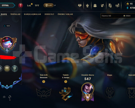 265 LEVEL / 317 SKIN / 6 İHTİŞAMLI / +MAIL / +TEL