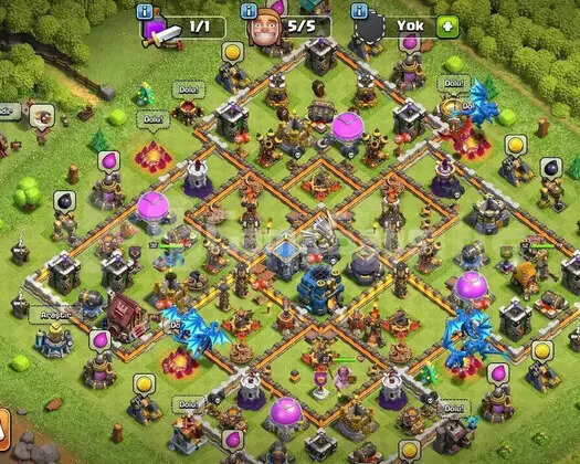 CLASH TH 12  MAX | 125  SEVİYE
