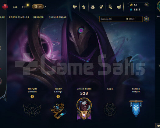 TR / 362 LEVEL / 204 SKIN / FULL HERO / +MAIL