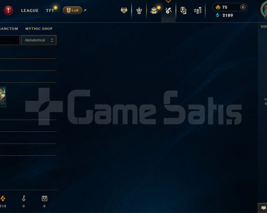 LOL MAINLEMELIK TR SILVER KOSTÜMLÜ HESAP