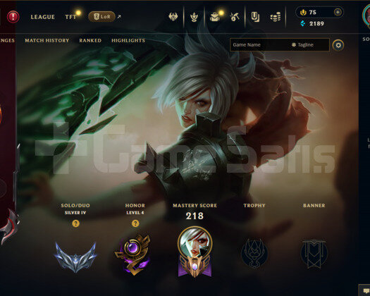 LOL MAINLEMELIK TR SILVER KOSTÜMLÜ HESAP
