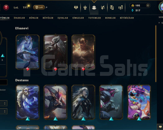 EUW 16 SKİN BRONZ HESAP - LOL
