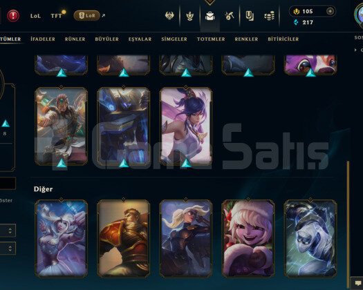 EUW 16 SKİN BRONZ HESAP - LOL
