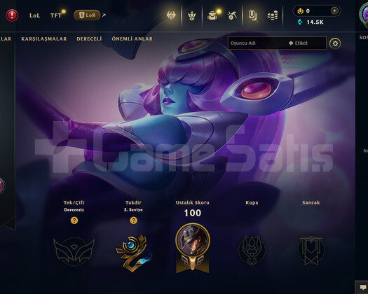 TR Unranked | 1 Kostüm - 23 Hero | LoL Hesap