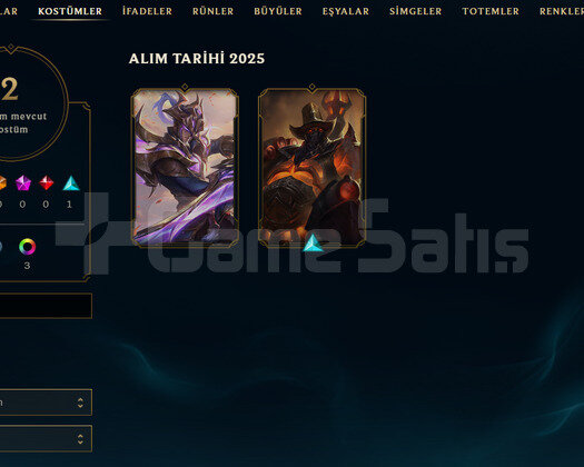 TR Gold 2 | 2 Kostüm - 28 Hero | LoL Hesap