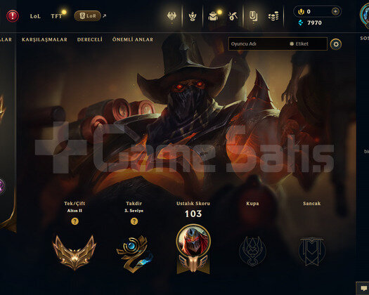 TR Gold 2 | 2 Kostüm - 28 Hero | LoL Hesap