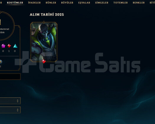 TR Unranked | 1 Kostüm - 8 Hero | LoL Hesap