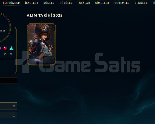 TR Unranked | 1 Kostüm - 19 Hero | LoL Hesap