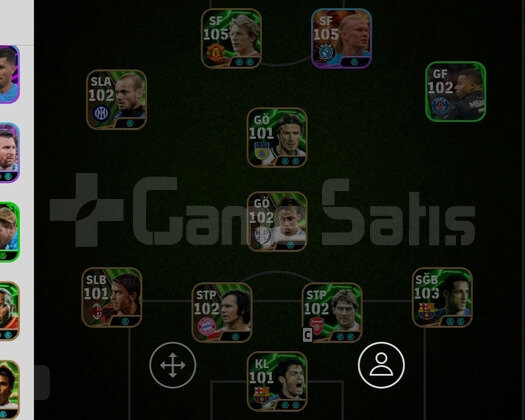 105 HALAND 105 BERBATOV FULL REZERV