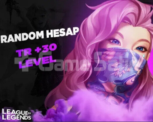 30 ADET TÜRKİYE TR SERVER +30 SEVİYE RANDOM HESAP