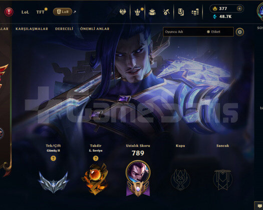 EUW / 690 LEVEL / 597 SKIN /14 İHTİŞAMLI/+MAIL+TEL
