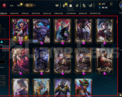 EUW / 690 LEVEL / 597 SKIN /14 İHTİŞAMLI/+MAIL+TEL
