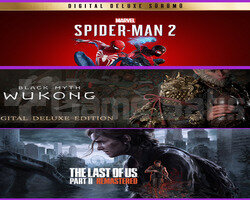Spiderman 2 + Wukong + The Last of Us Part II