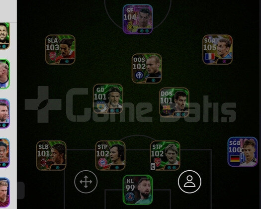 104 RONALDO 105 GRİZMAN DOLU REZERV