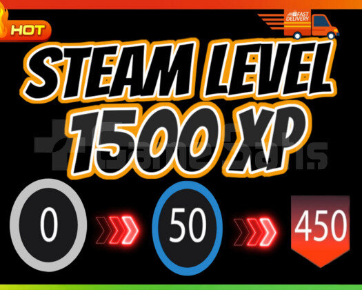 Steam Level Boost 15 Set 1500 XP