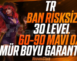 TR BAN RİSKSİZ UNRANKED 60-80K MAVİÖZ