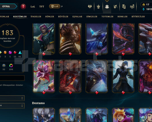 TR / 533 LEVEL / 183 SKIN / ZÜMRÜT 3 / +MAIL
