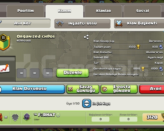 10 LEVEL KLAN ACİL SATILIK