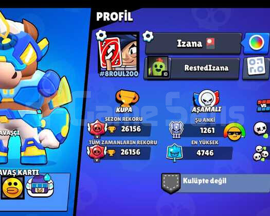 26K Brawl Stars Hesap